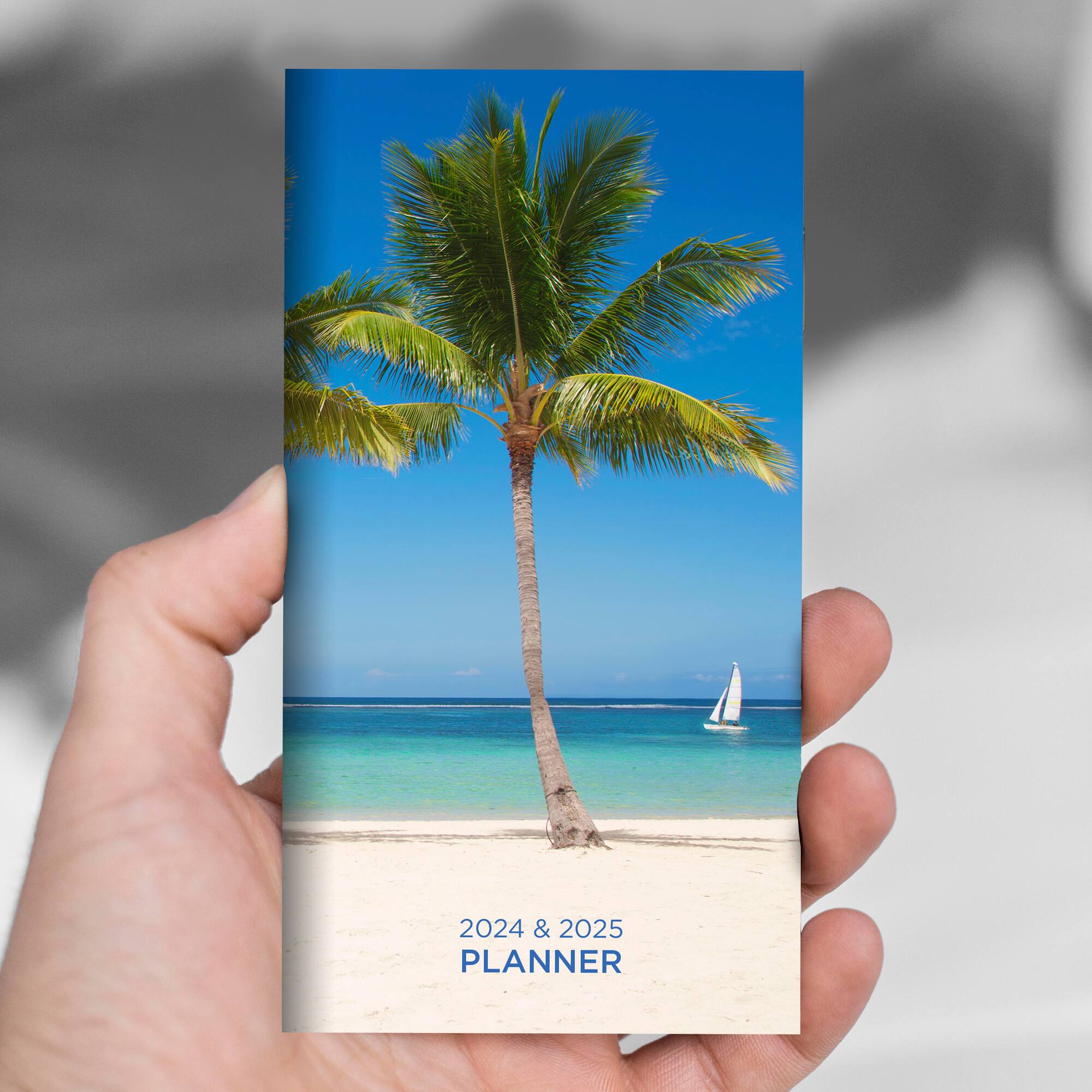 2024-2025 Tropical Beach Monthly Pocket Planner
